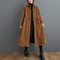 Amelia - Warmer Wintermantel – Braun