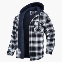 Samuel | Flanelljacke für Herren – Schwarz