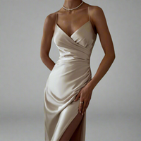 Gislaura | Sommerkleid mit fließender Eleganz – Champagner