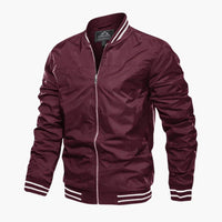 Leichter Windbreaker für Herren – Wein