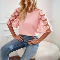 Emmie | Trendy Damen Bluse – Rosa