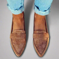 Selma | Elegante Loafers aus Premium-Material – Khaki