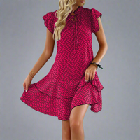 Jolentha | Luftiges Maxikleid mit Wow-Effekt – Magenta