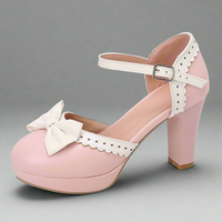 Sophie | Elegante High Heels mit Schleife – Rosa