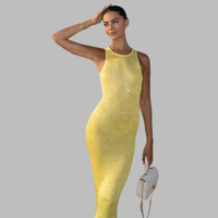 Roselinda | Sunset Sparkle Gown für strahlende Eleganz – Gelb