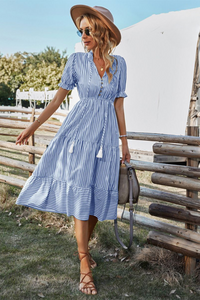 Cambri | Stilvolles Sommerkleid – Blau