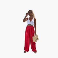 Lara | Bequeme Hose – Rot