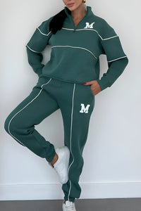Mandy - Lässiges Zweiteiler-Set – Grün