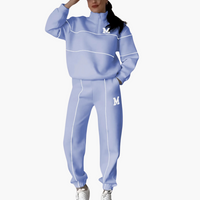 Jana | | Lässiges Langarm-Set – Blau