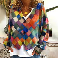 Nydia - Komfortabler und warmer Pullover – Orange