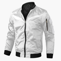 Luca | Vintage Bomberjacke für Herren – Weiß