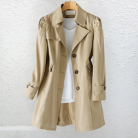 Abegail | Vintage-Trenchcoat – Khaki
