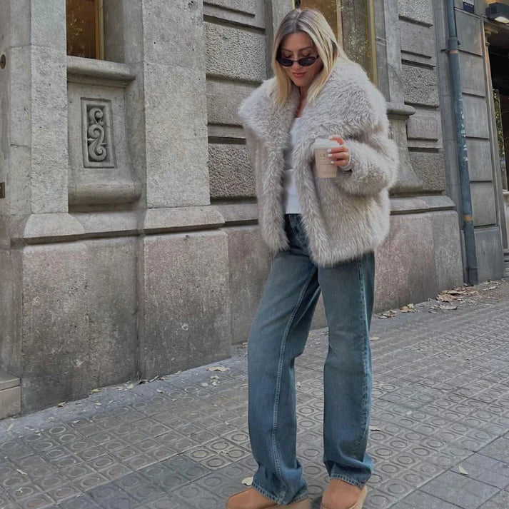 Withese | Kurze Pelzjacke für Damen