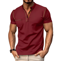 Brandon - Stilvolles Poloshirt – Rot