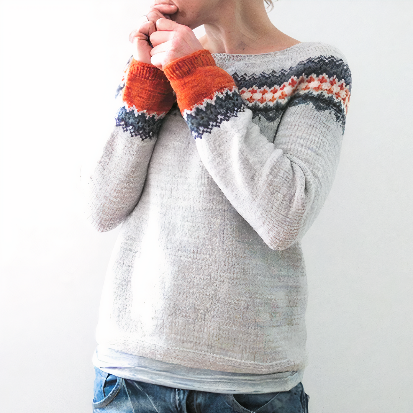 Poira | Gemütlicher Bootskragen-Pullover