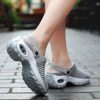 Gudrun | Orthopädische Luftpolster Schuhe – Grau