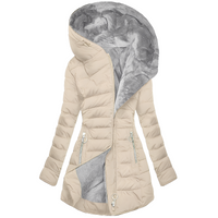 Jasmine - Modische Kapuzenjacke – Beige