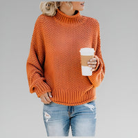 Amy | Klassischer Pullover – Orange