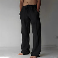 Martin - Komfortable Hose mit Zugband – Schwarz