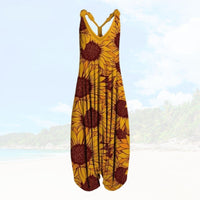 Vivi | Sommerlicher Jumpsuit für Frauen mit lockerer Passform – Sonnenblume
