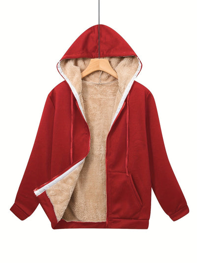 Olinoveia | Plüsch Warmer Hoodie aus Samt für Herbst und Winter
