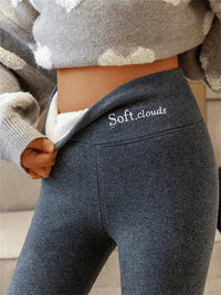 Lilly - Wärmende Winterleggings – Grau
