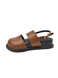 Finnegania | Damen Sandalen mit geteiltem Zehenbereich – Braun
