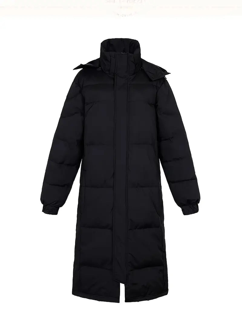 Dishce | Warme lange gesteppte Winterjacke für Männer