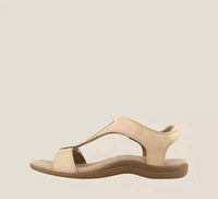 Heidi-Mode | Orthopädische Sandalen mit Fußgewölbestütz – Beige
