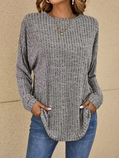 Yanna - Lässiger Langarm-Pullover