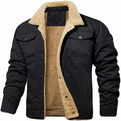 Sige | Warme Herren Bomberjacke aus Wolle