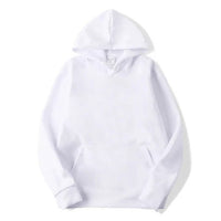 Damen Kapuzenpullover mit Kängurutasche | Lange Ärmel – Weiß