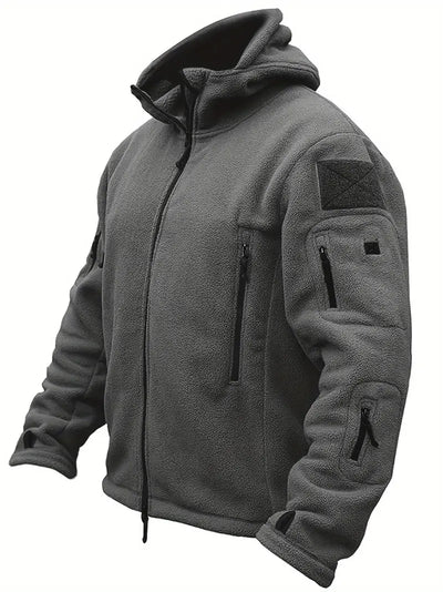 Braun | Winterjacke für Herren Fleece Gefüttert Winddicht