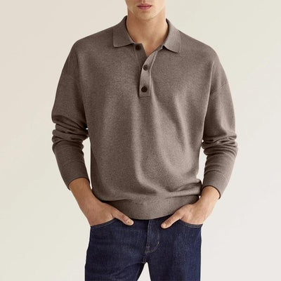 Leopold | Langarm-Poloshirt für Herren