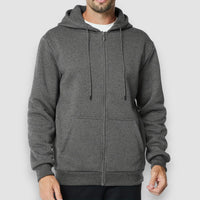 Lior | Zip-Up Hoodie – Grau