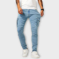 Leonardo - Elastische Jeans – Blau