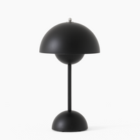 LuniLight LED-Lampe in Pilzform – Schwarz