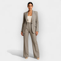 Heidi-Mode | Elegantes Damen Hosenanzug Set – Grau