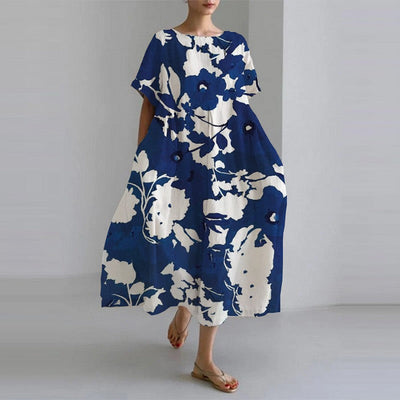 Zara - Blumiges locker fallendes Maxikleid