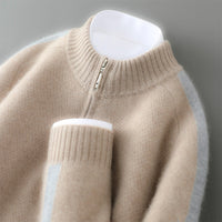 Hochwertiger Herren Kaschmir Pullover – Beige