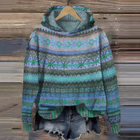 Nelly | Comfortabele vintage hoodie – Blau