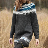 Gabriella® | Bequemer Eleganter Pullover – Grau