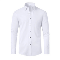 Elastisches Herren Business Hemd – Weiß