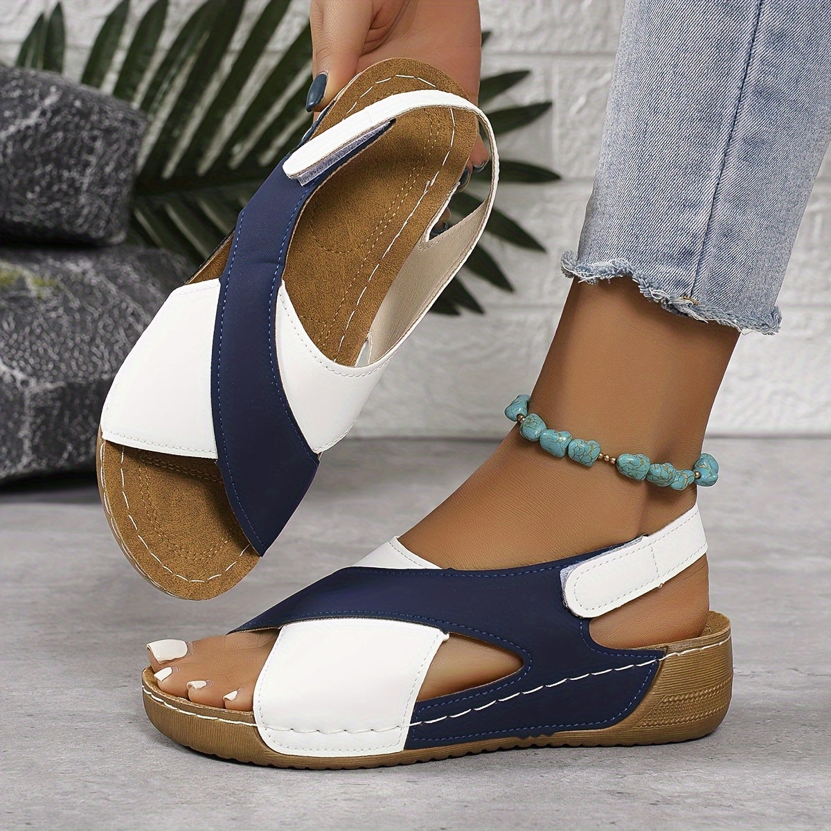Bequeme Orthopädische Damen Sandalen