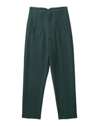 Elegante Damenhose - Knitterfrei und Vielseitig für Business und Freizeit – Dunkelgrün