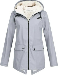 AMELIA - Outdoor-Regenmantel für Damen – Grau