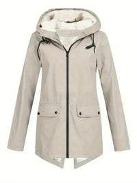 AMELIA - Outdoor-Regenmantel für Damen – Beige