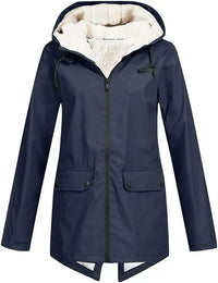 AMELIA - Outdoor-Regenmantel für Damen – Dunkelblau