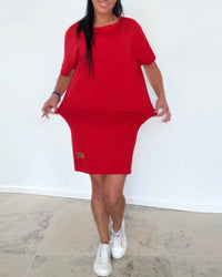 Noelia® | Elegante Freizeitkleidung – Rot