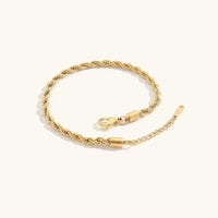 LEILA ROPE FUSSKETTCHEN – 14k Yellow Gold